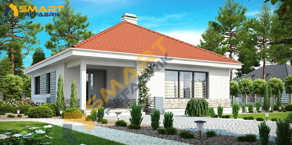 Çubuk Modeli Prefabrik Çelik Ev