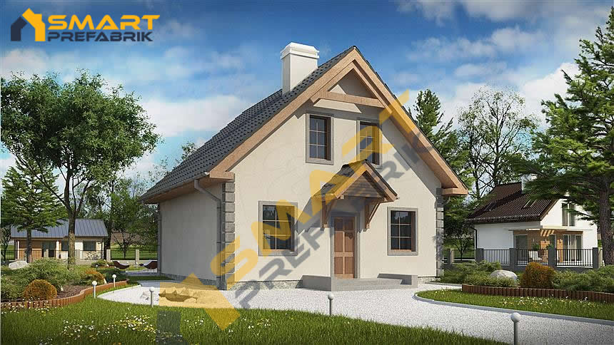 Çubuk Modeli Prefabrik Çelik Ev