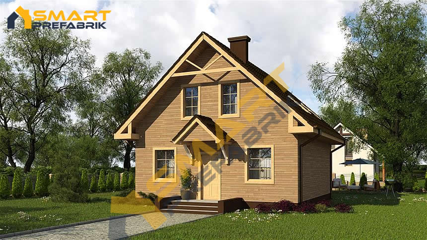 Çubuk Modeli Prefabrik Çelik Ev